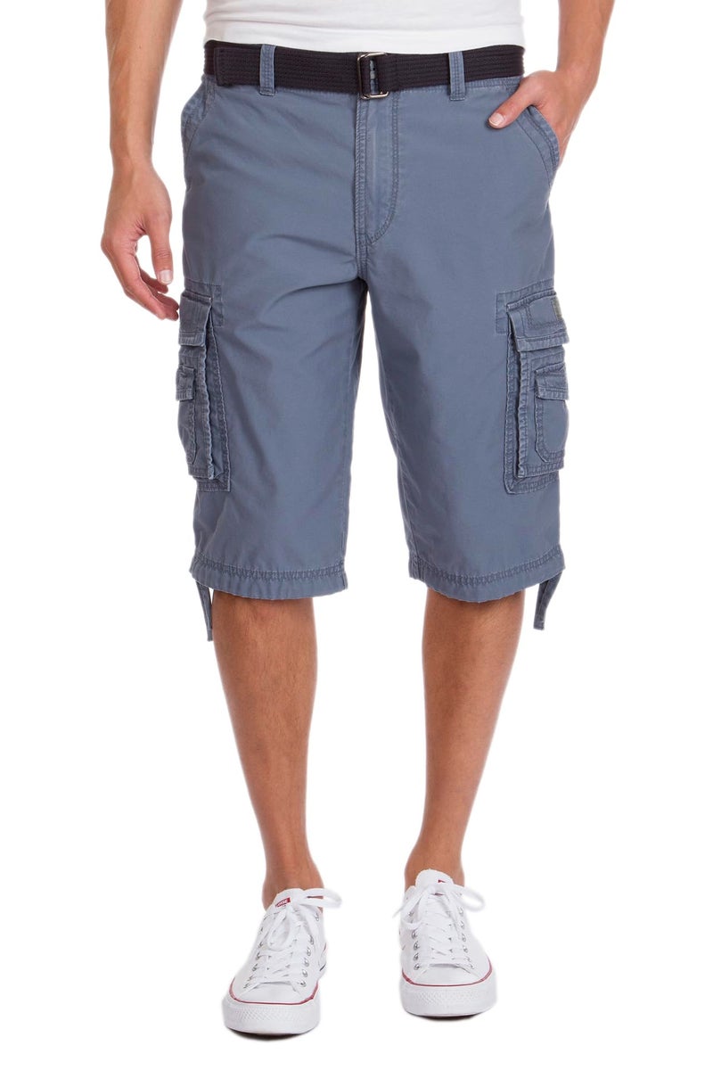 Unionbay Men's Cordova Belted Messenger Cargo Short - Reg and Big and Tall Sizes, Cruiser, 42